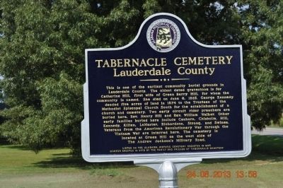 Tabernacle Church Marker image. Click for full size.