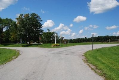 Original Course of Forbes Road Marker. Click for full size. Original Course of Forbes Road Marker image. Click for full size.