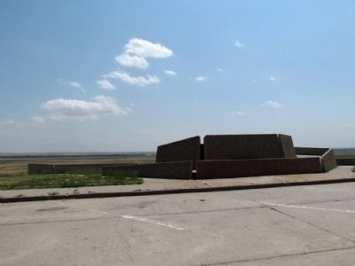 Viewing Platform for Big Springs<br>and The Great Platte River Road Markers. Click for full size. Viewing Platform for Big Springs<br>and The Great Platte River Road Markers image. Click for full size.