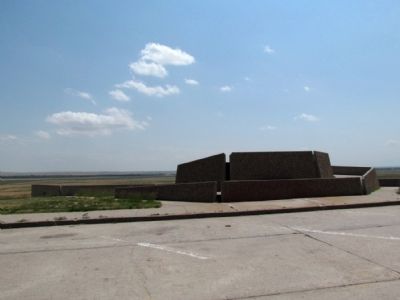 Viewing Platform for Big Springs<br>and The Great Platte River Road Markers. Click for full size. Viewing Platform for Big Springs<br>and The Great Platte River Road Markers image. Click for full size.
