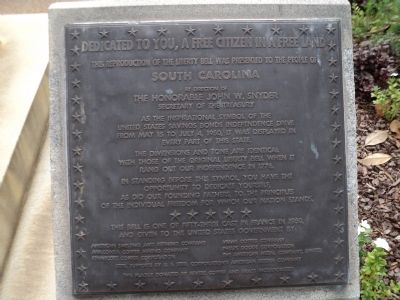 Liberty Bell Reproduction Marker. Click for full size. Liberty Bell Reproduction Marker image. Click for full size.