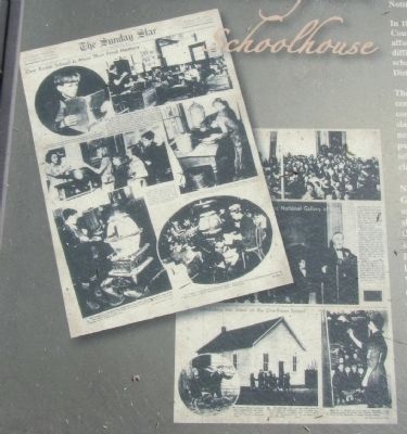 The Nottingham Schoolhouse Marker. Click for full size. The Nottingham Schoolhouse Marker image. Click for full size.