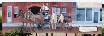 Old City Hall & Fire Station Mural image. Click for full size.
