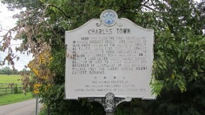 Charles Town Marker image. Click for full size.