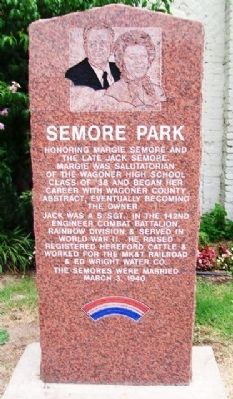 Semore Park Marker image. Click for full size.