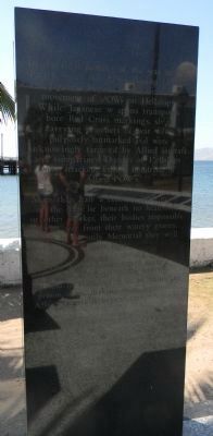 The Hellships Memorial - 4th monolith. Click for full size. The Hellships Memorial - 4th monolith image. Click for full size.