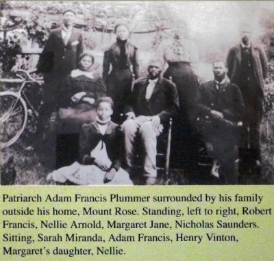 Patriarch Adam Francis Plummer Family image. Click for full size.