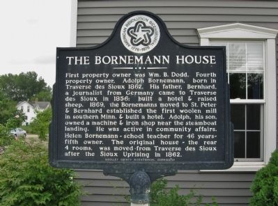 The Bornemann House Marker image. Click for full size.