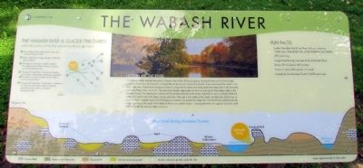 The Wabash River Marker image. Click for full size.