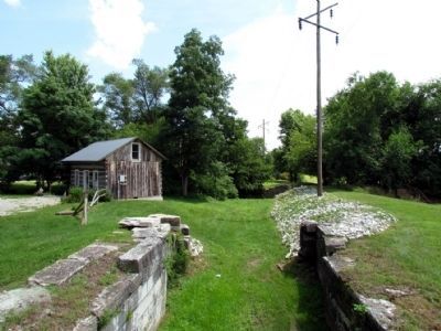 Remnants of the Wabash & Erie Canal. Click for full size. Remnants of the Wabash & Erie Canal image. Click for full size.