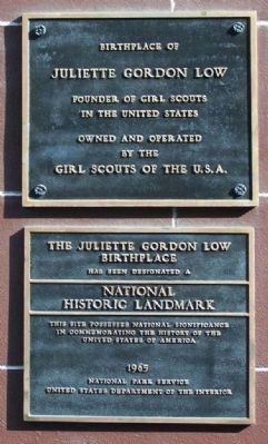 Birthplace of Juliette Gordon Low Marker image. Click for full size.