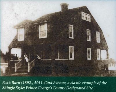 Fox's Barn image. Click for full size.