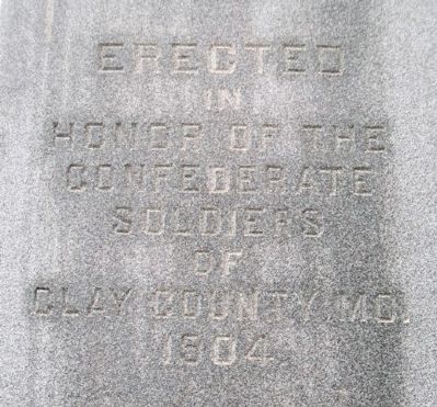 Confederate Soldiers Monument. Click for full size. Confederate Soldiers Monument image. Click for full size.