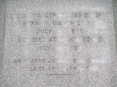 Genl Alexander W. Doniphan Monument image. Click for full size.