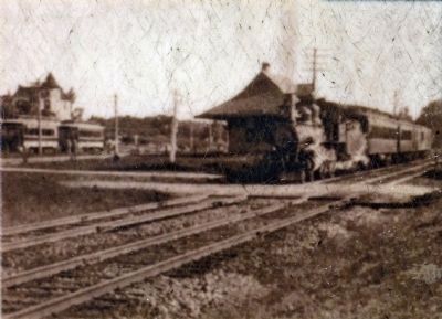B & O RR and Trolley. Click for full size. B & O RR and Trolley image. Click for full size.