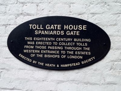 Toll Gate House Marker image. Click for full size.