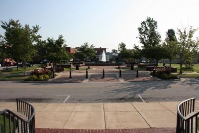 Site Of The First Lee County Courthouse, Now Serves As A Park image. Click for full size.