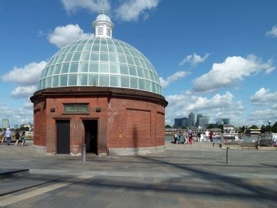 Domed Tunnel Entrance (Greenwich Side). Click for full size. Domed Tunnel Entrance (Greenwich Side) image. Click for full size.