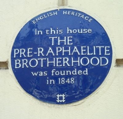 Pre-Raphaelite Brotherhood Marker. Click for full size. Pre-Raphaelite Brotherhood Marker image. Click for full size.