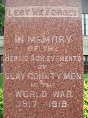 World War Memorial. Click for full size. World War Memorial image. Click for full size.