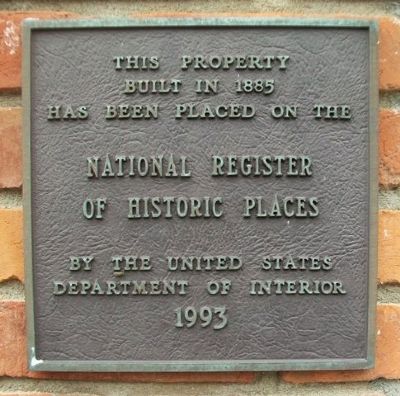 16 North Main Street NRHP Marker. Click for full size. 16 North Main Street NRHP Marker image. Click for full size.