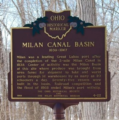 Milan Canal Basin Marker image. Click for full size.
