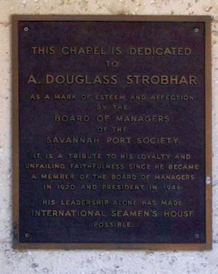 A. Douglass Strobhar Marker image. Click for full size.