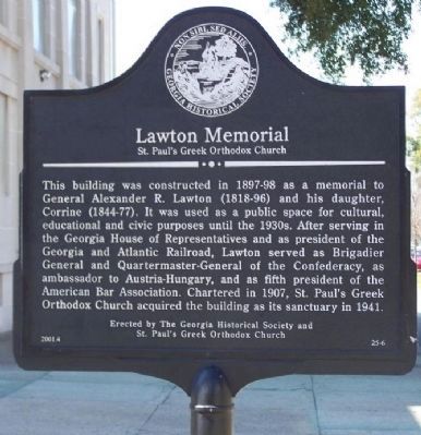 Lawton Memorial Marker. Click for full size. Lawton Memorial Marker image. Click for full size.