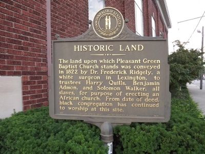 Historic Land Marker. Click for full size. Historic Land Marker image. Click for full size.
