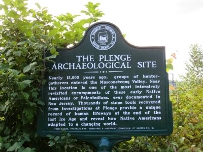 The Plenge Archaeological Site Marker image. Click for full size.