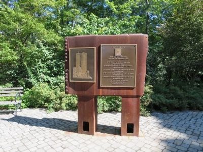 9-11 Memorial near Lebanon Township Veterans Monument image. Click for full size.