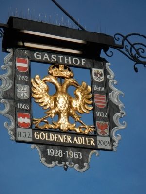 Goldener Adler sign image. Click for full size.