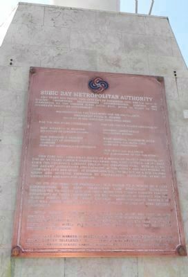 Subic Bay Metropolitan Authority Marker image. Click for full size.