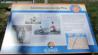Lighthouses on the Pier Marker image. Click for full size.