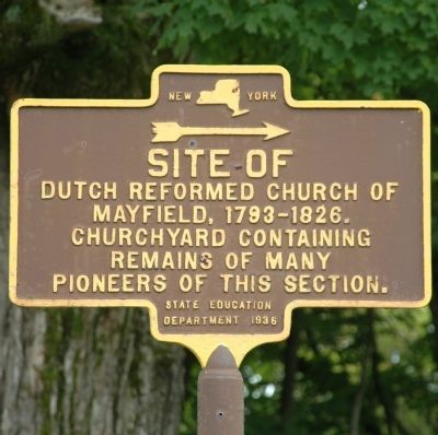 Dutch Reformed Church of Mayfield Marker image. Click for full size.
