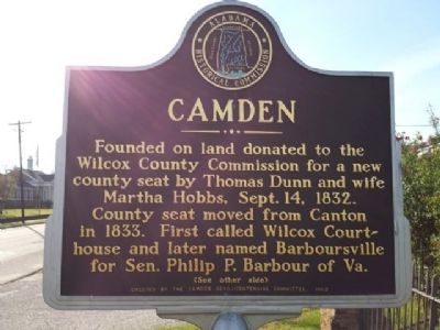 City of Camden Marker. Click for full size. City of Camden Marker image. Click for full size.