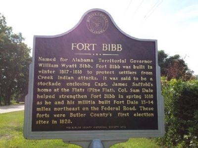 Fort Bibb Marker image. Click for full size.