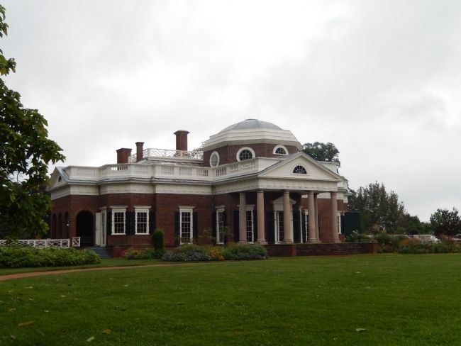 Monticello from the Garden. Click for full size. Monticello from the Garden image. Click for full size.
