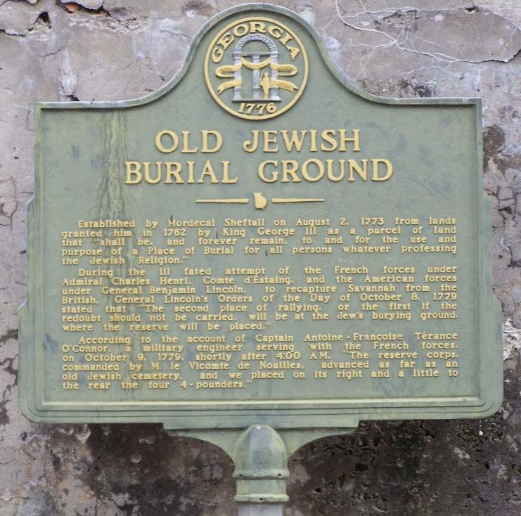 Old Jewish Burial Ground Marker