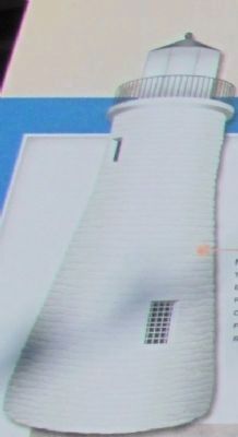 1832 Lighthouse on Bluff. Click for full size. 1832 Lighthouse on Bluff image. Click for full size.
