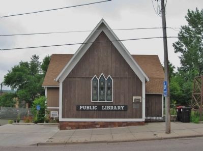Former St. Jude's Episcopal Church and Marker. Click for full size. Former St. Jude's Episcopal Church and Marker image. Click for full size.