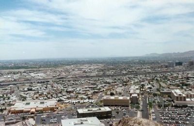 El Paso from overlook image. Click for full size.