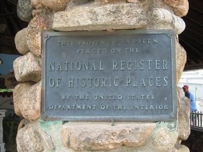 Bronze Plaque on Stone Column. Click for full size. Bronze Plaque on Stone Column image. Click for full size.