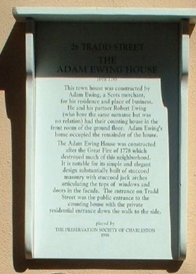 26 Tradd Street Marker image. Click for full size.