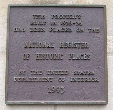 Clay County Courthouse NRHP Marker image. Click for full size.