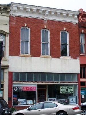 9 East Kansas Street and Marker. Click for full size. 9 East Kansas Street and Marker image. Click for full size.