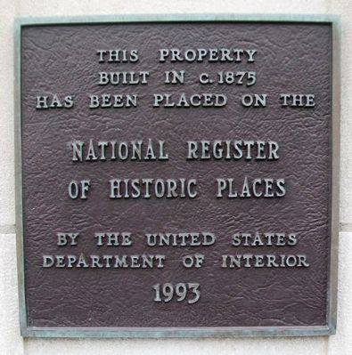 15 East Kansas Street NRHP Marker. Click for full size. 15 East Kansas Street NRHP Marker image. Click for full size.