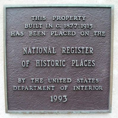 17 East Kansas Street NRHP Marker. Click for full size. 17 East Kansas Street NRHP Marker image. Click for full size.