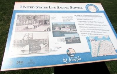 United States Life Saving Service Marker image. Click for full size.