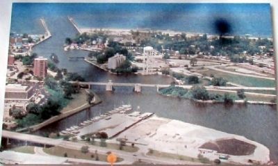 Aerial View of Harbor in 2007 image. Click for full size.